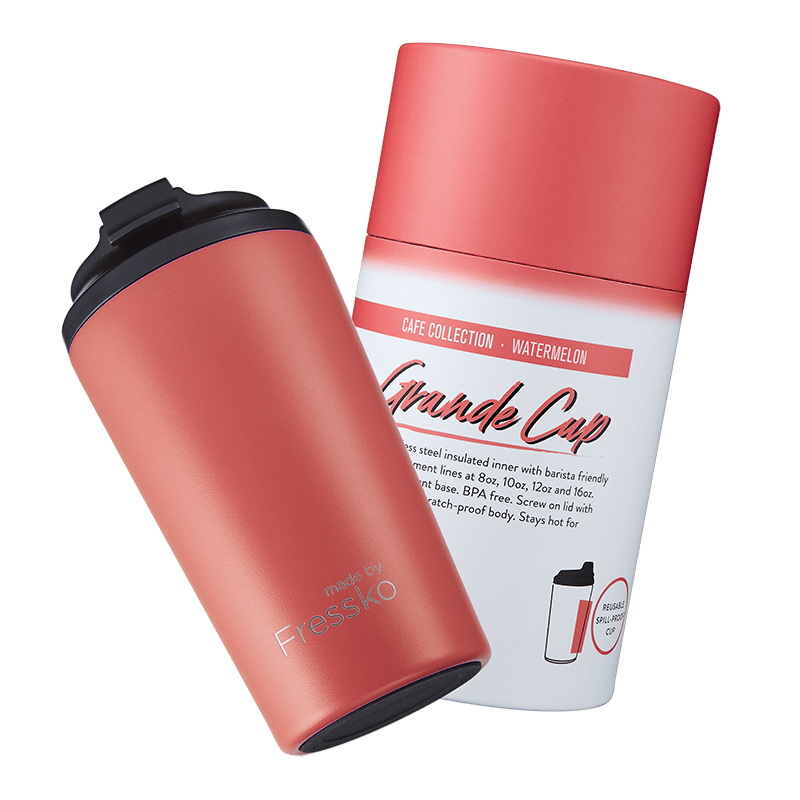Made By Fressko Grande Reusable Stainless Steel Coffee Cup 16oz