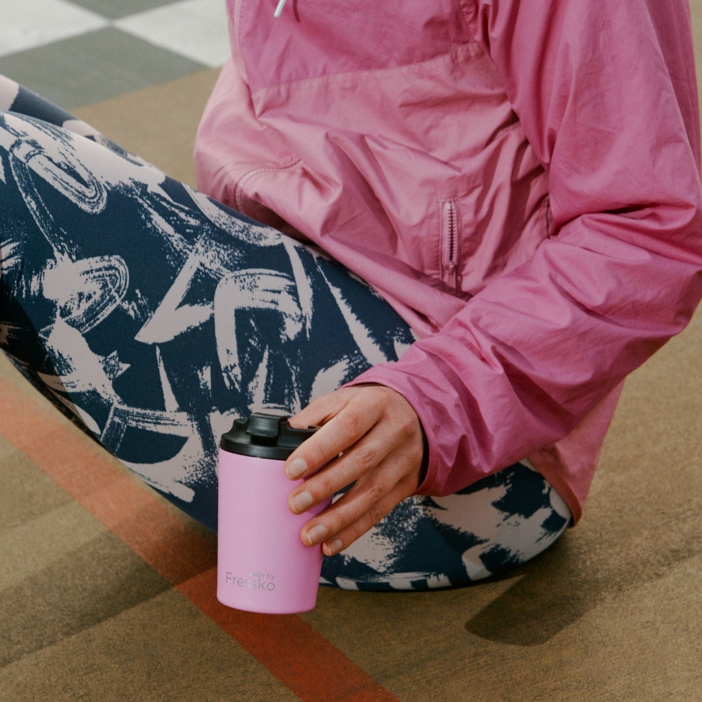 Fressko Camino Reusable Insulated Coffee Cup 12oz Bubblegum