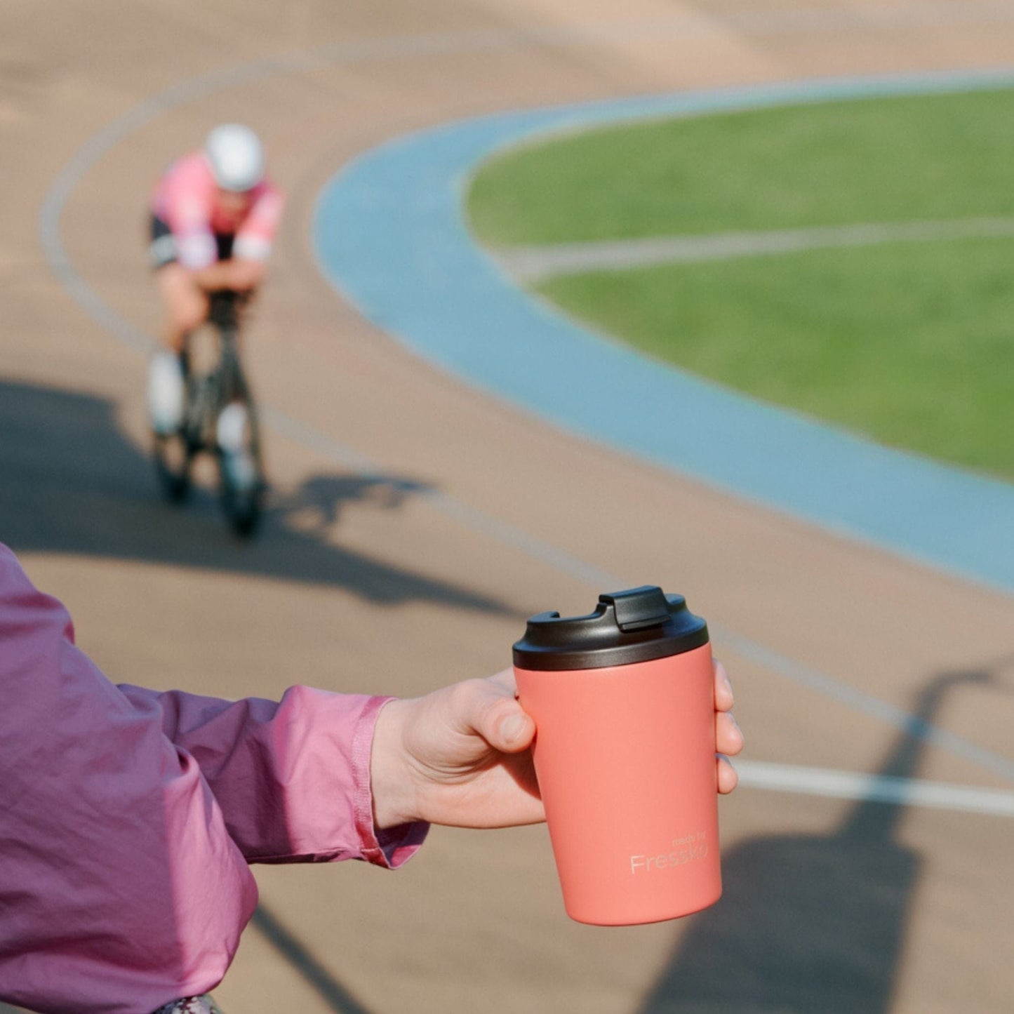 Made By Fressko Camino Reusable Coffee Cup 340ml Coral