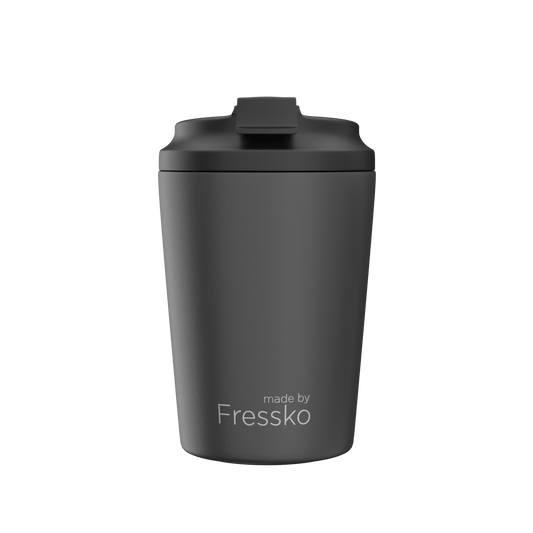 Made By Fressko Bino Insulated Reusable Coffee Cup 8oz Coal