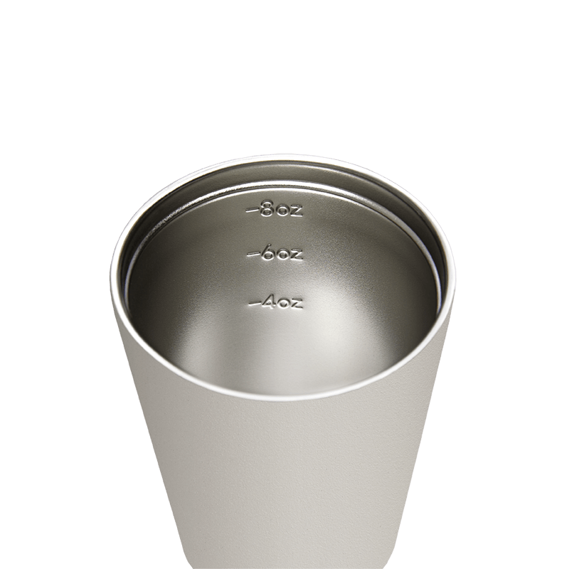 Fressko Bino Frost Reusable Stainless Steel Coffee Cup 8oz