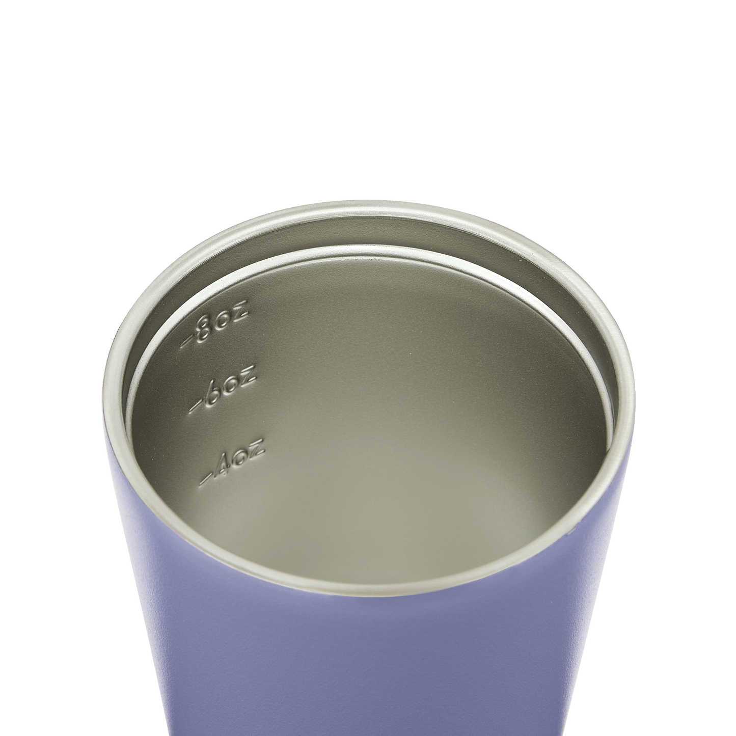 Fressko Bino Reusable Stainless Steel Coffee Cup 8oz Grape