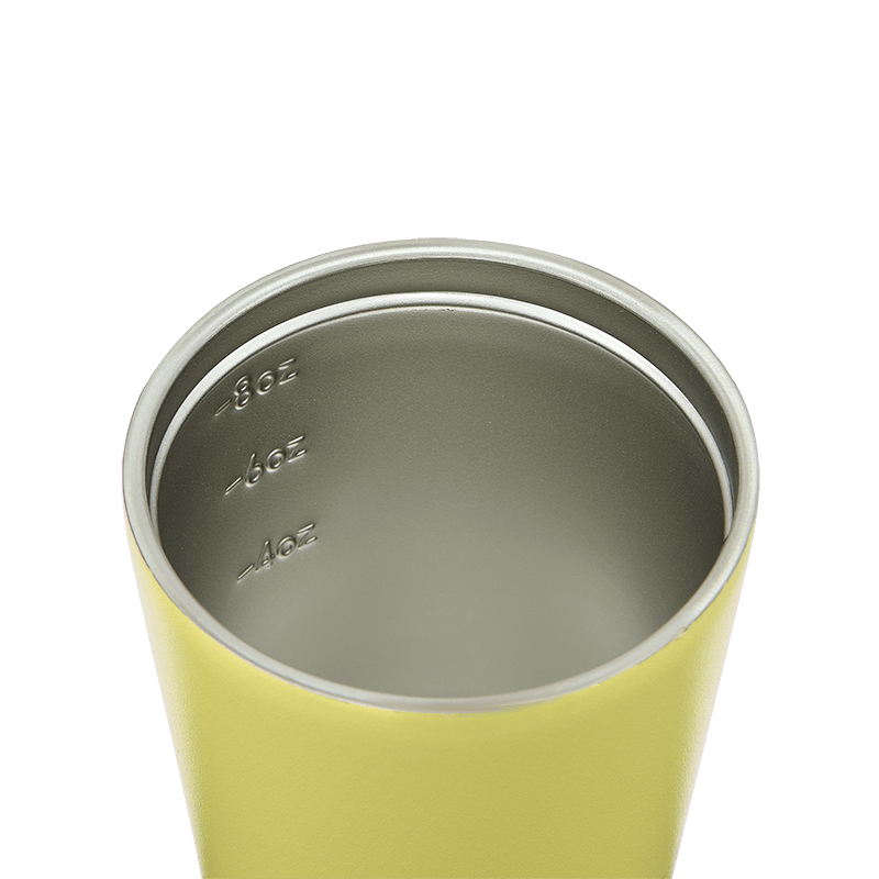 Fressko Bino Reusable Coffee Cup Stainless Steel 8oz Sherbet
