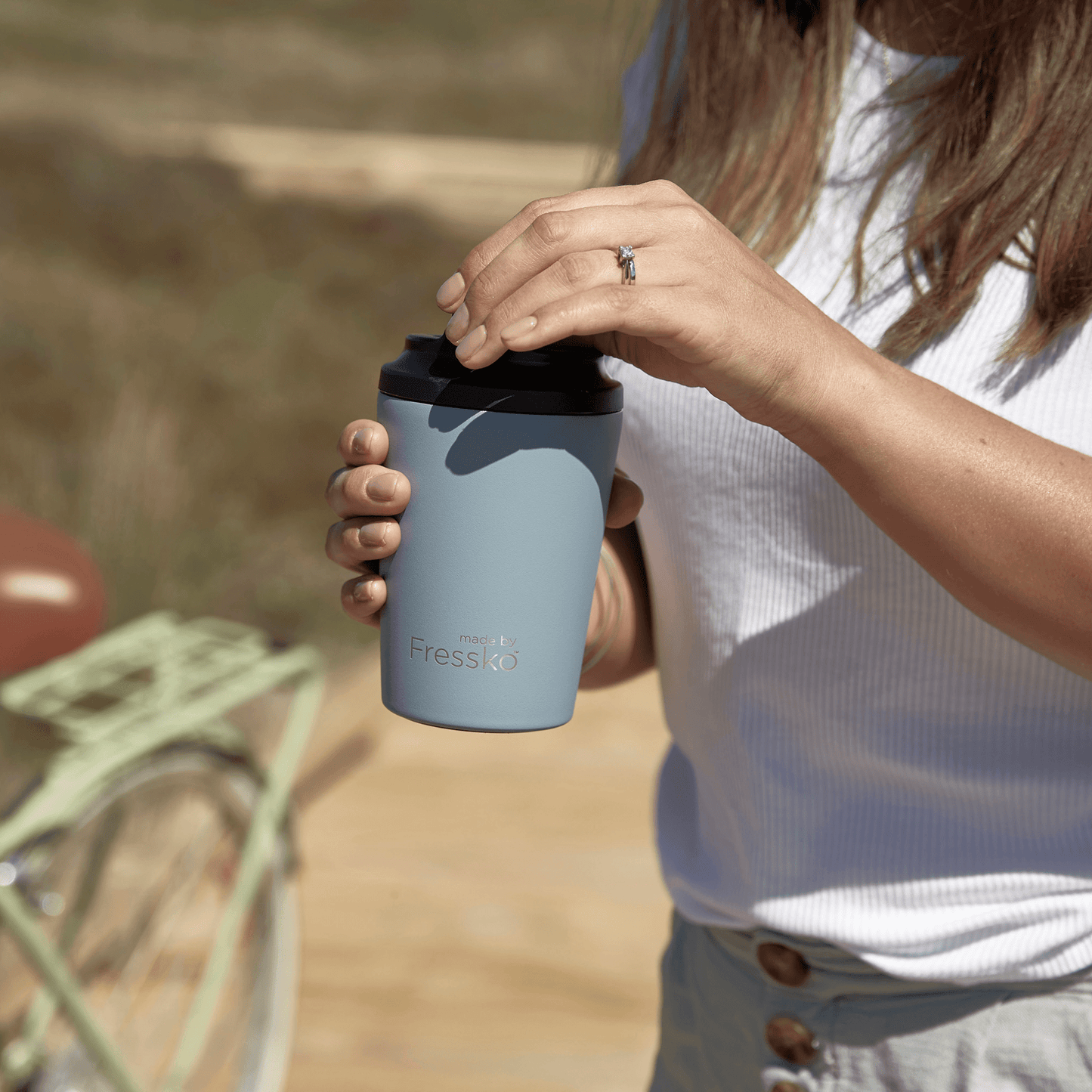 Fressko Camino Reusable Coffee Cup 12oz River