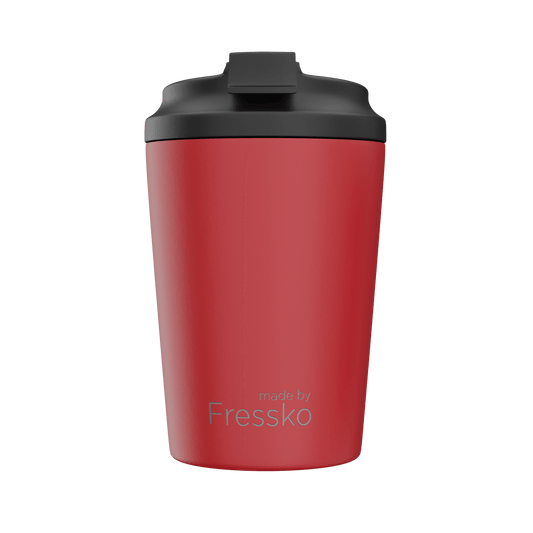 Fressko Camino Reusable Coffee Cup 12oz 340ml Chilli Stainless