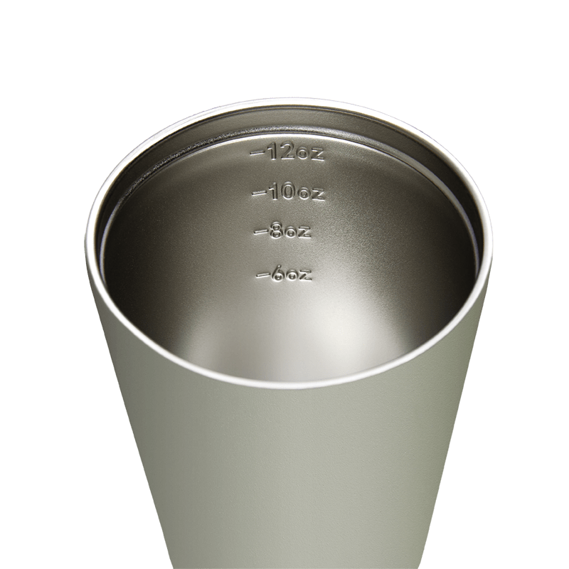 Fressko Camino Reusable Stainless Steel Coffee Cup 12oz Sage