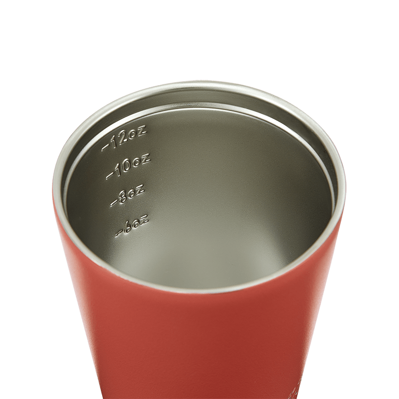Fressko Camino Reusable Coffee Cup 12oz Stainless Steel Watermelon