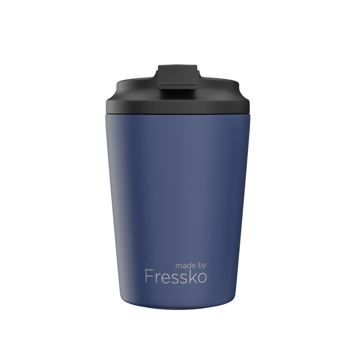 Fressko Bino Reusable Coffee Cup Ceramic Denim 8oz