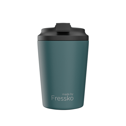 Made By Fressko Bino Ceramic Reusable Coffee Cup 8oz Emerald