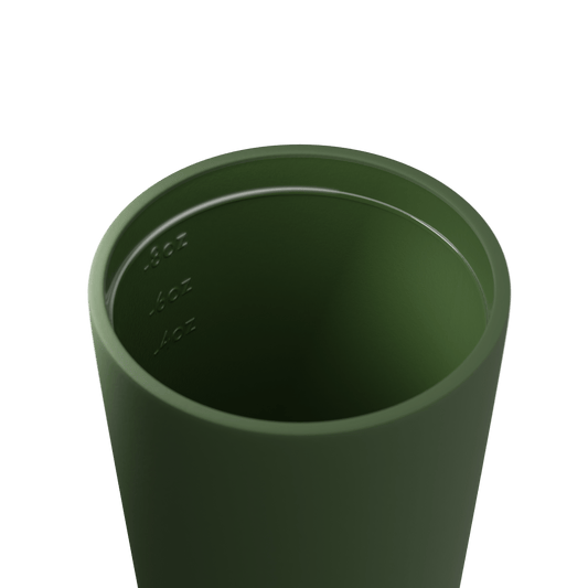 Made By Fressko Bino Ceramic Reusable Coffee Cup 8oz Khaki