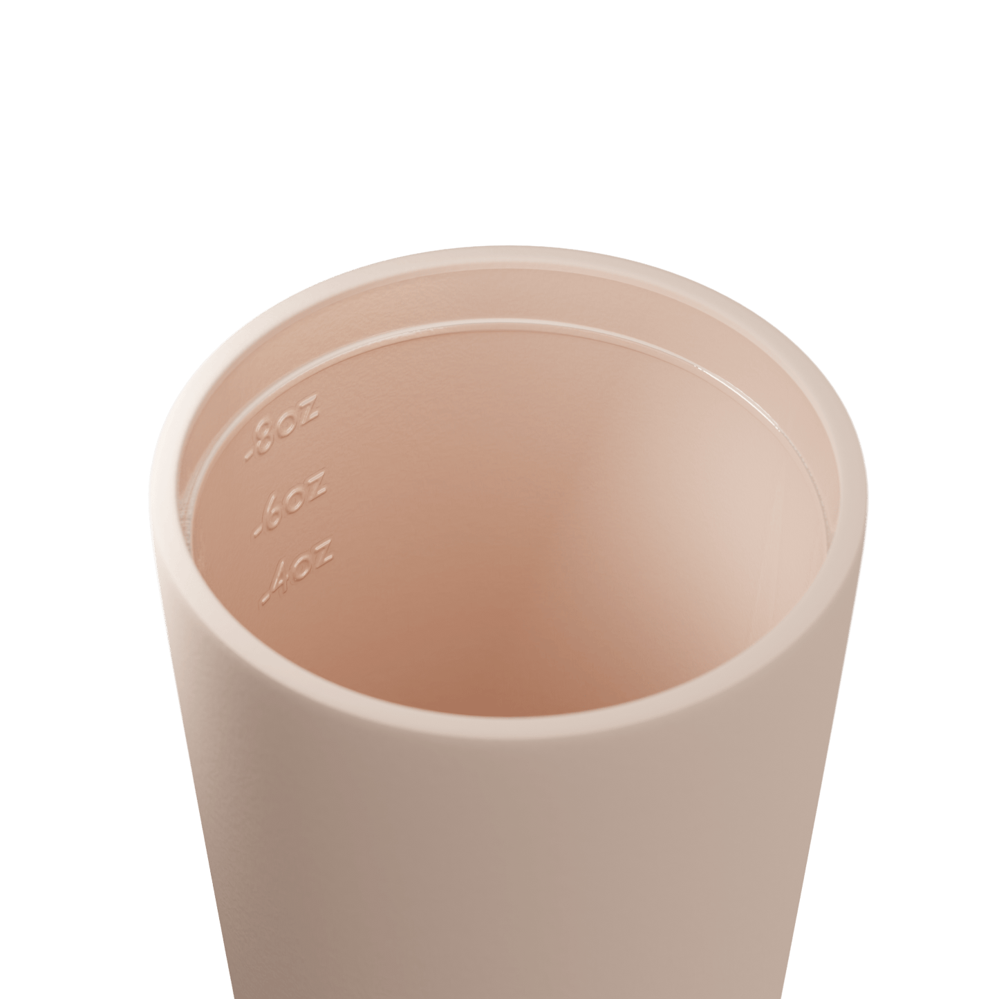 Fressko Bino Reusable Coffee Cup Ceramic-Lined 8oz Oat