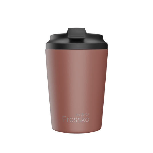 Fressko Bino Premium Ceramic Reusable Coffee Cup 8oz Tuscan