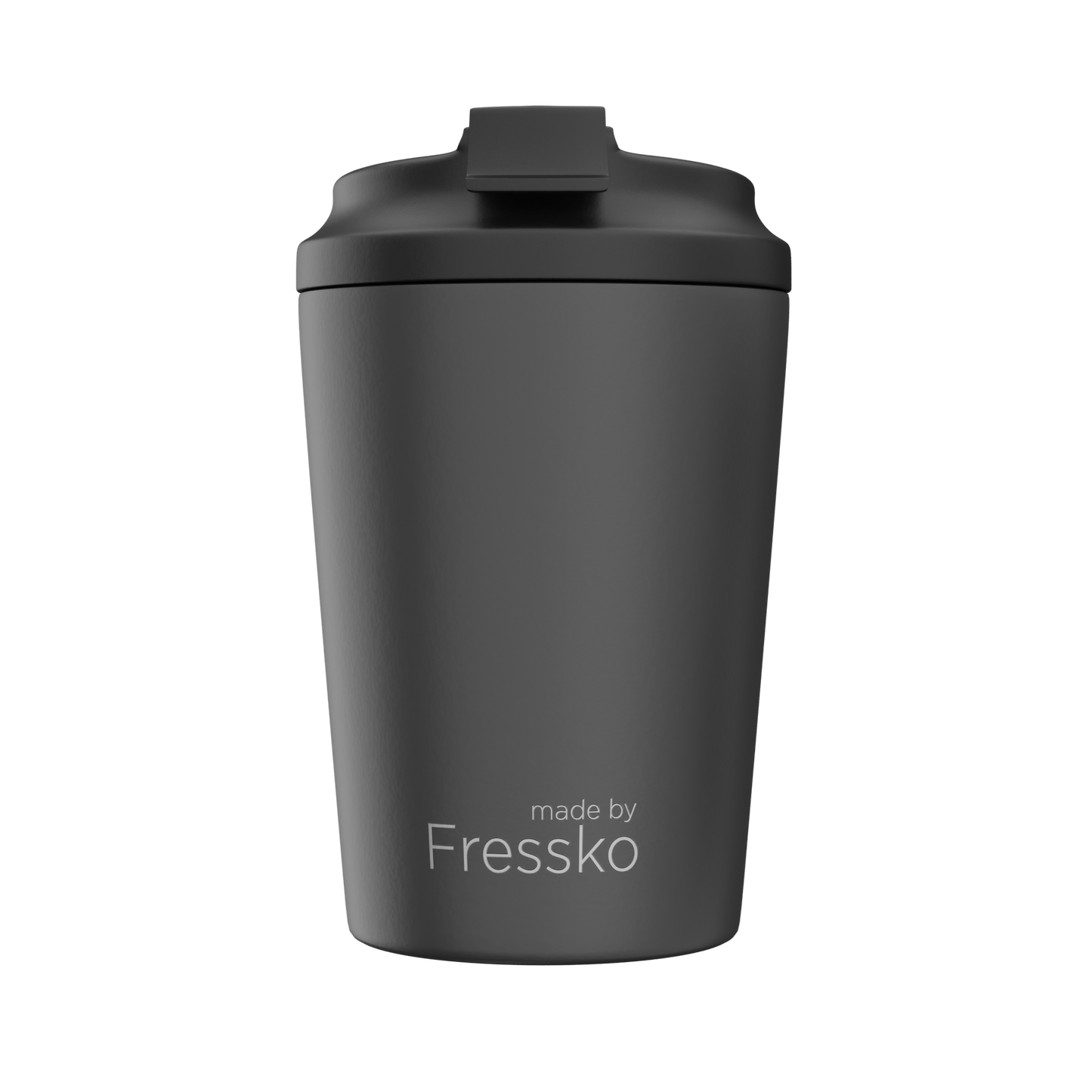 Made By Fressko Camino Reusable Cup Ceramic Lined 340ml 12oz Coal