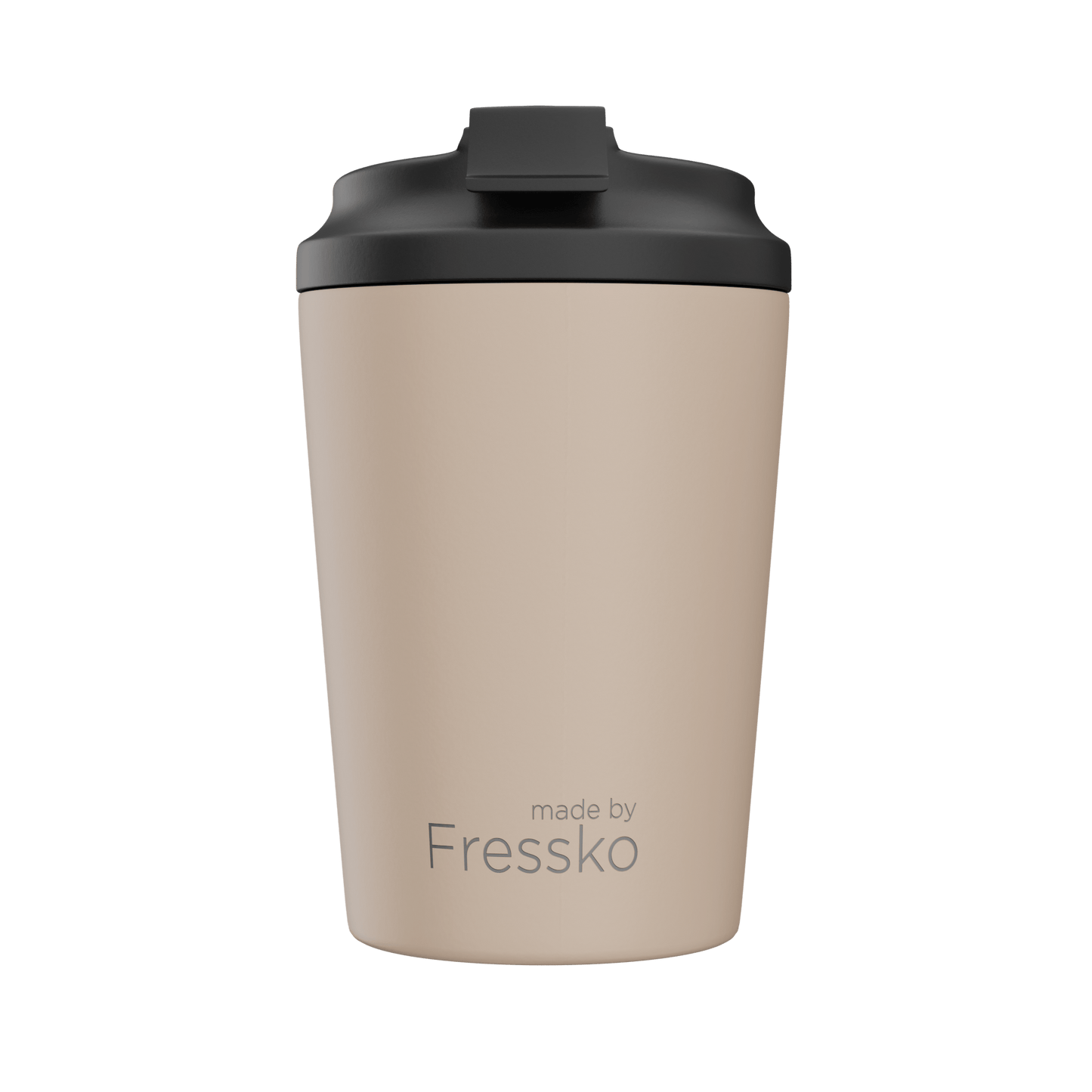 Fressko Camino Reusable Ceramic Coffee Cup 12 oz Oat