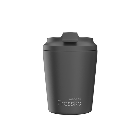 Made By Fressko Piccolo Reusable Coffee Cup Ceramic 118ml Coal