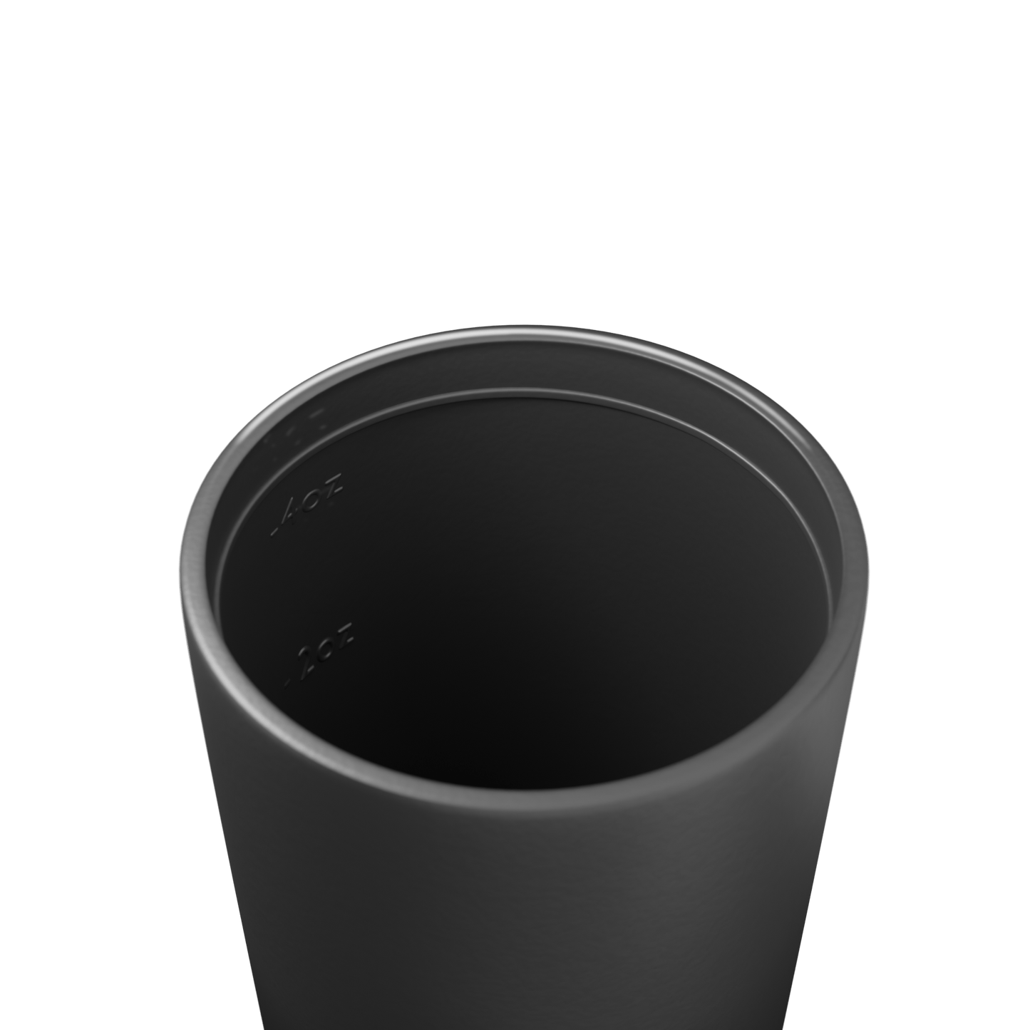 Made By Fressko Piccolo Reusable Coffee Cup Ceramic 118ml Coal