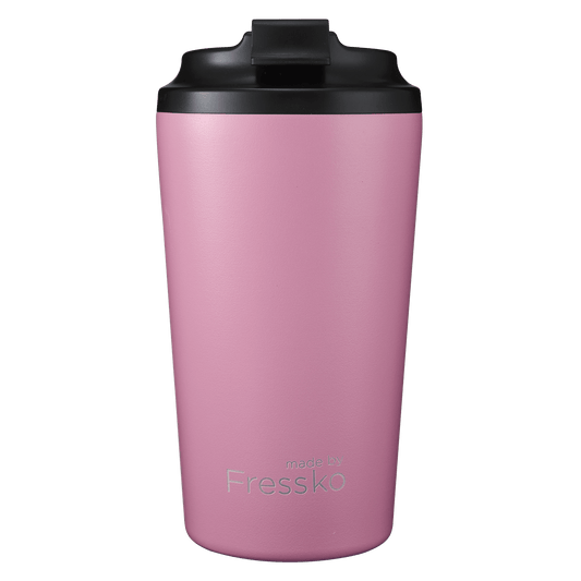 Fressko Grande Reusable Coffee Cup 16oz Stainless Steel Bubblegum