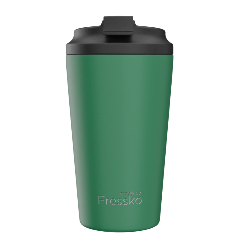Fressko Grande Reusable Coffee Cup Stainless Steel 475ml Clover