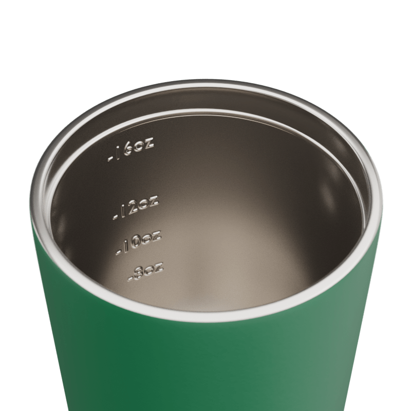 Fressko Grande Reusable Coffee Cup Stainless Steel 475ml Clover