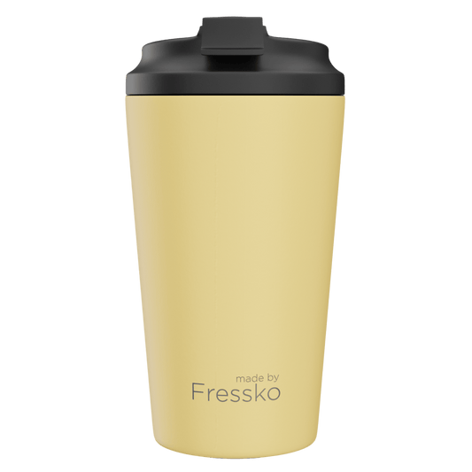 Fressko Grande Reusable Stainless Steel Coffee Cup 16oz Limoncello