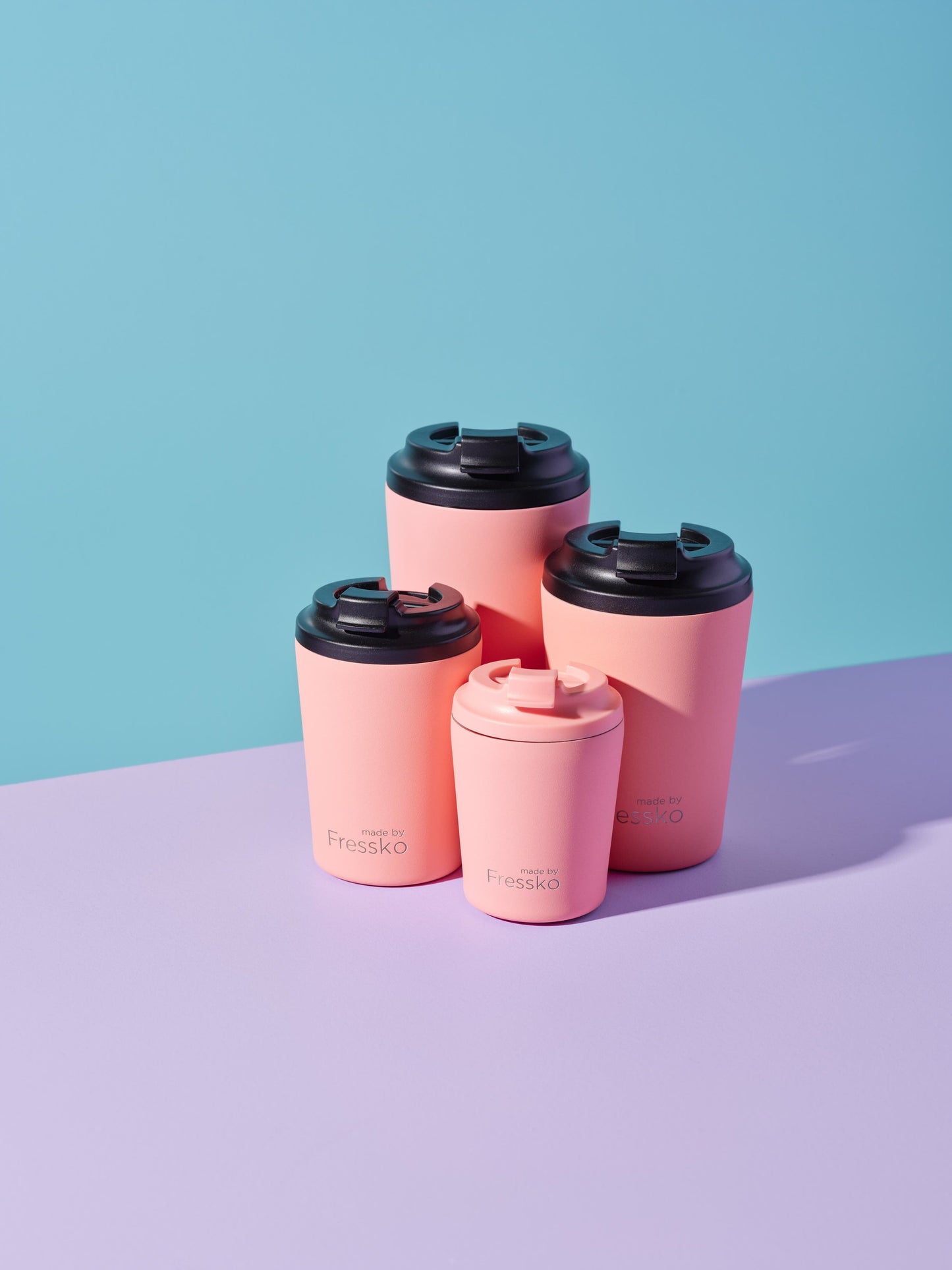 Made By Fressko Piccolo Reusable Cup Stainless Steel 118ml Peachy