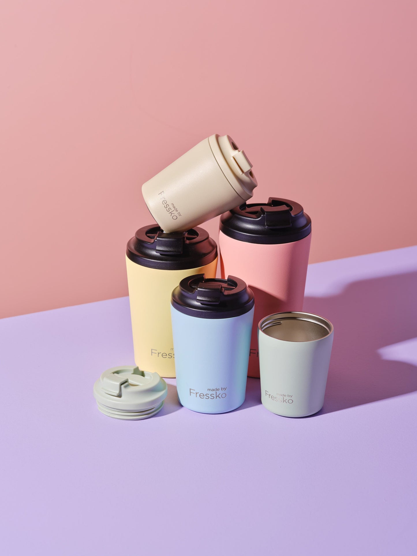 Made By Fressko Piccolo Reusable Cup Sage Stainless Steel 4oz